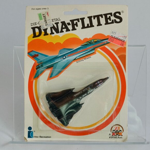 Dyna-Flites Die-Cast Metal Air Force Airplane Toy Vintage NOS - Picture 1 of 4